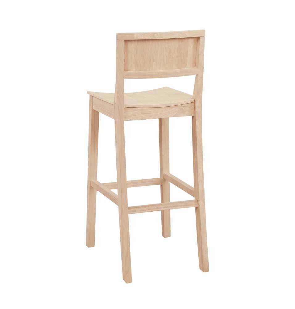 Linon Home Decor - Devin Bar Stool Unfinished (Set of 2) - BS279UNF02KD veiw 4