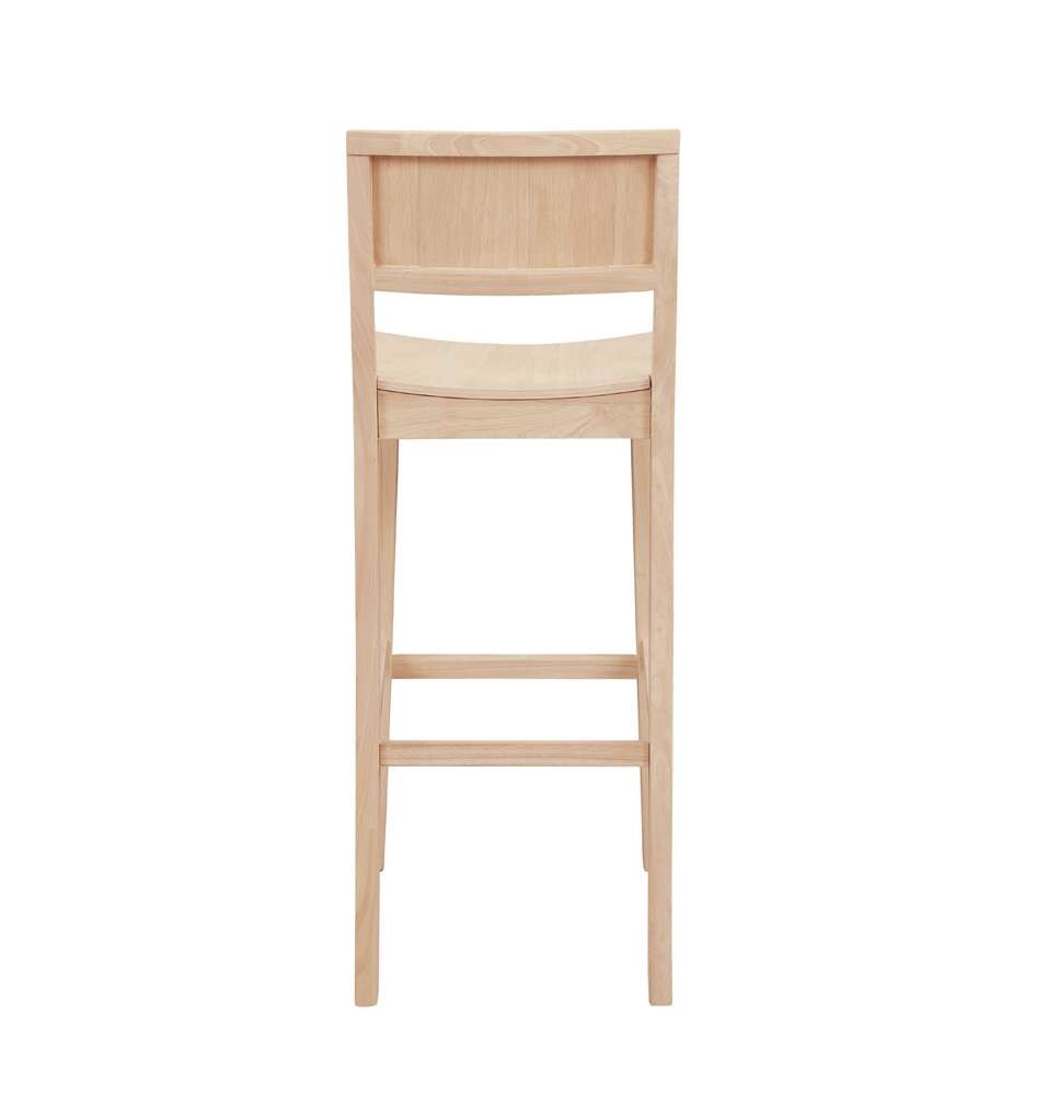 Linon Home Decor - Devin Bar Stool Unfinished (Set of 2) - BS279UNF02KD veiw 5