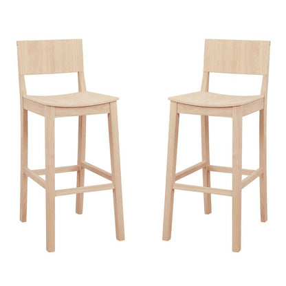 Linon Home Decor - Devin Bar Stool Unfinished (Set of 2) - BS279UNF02KD veiw 6