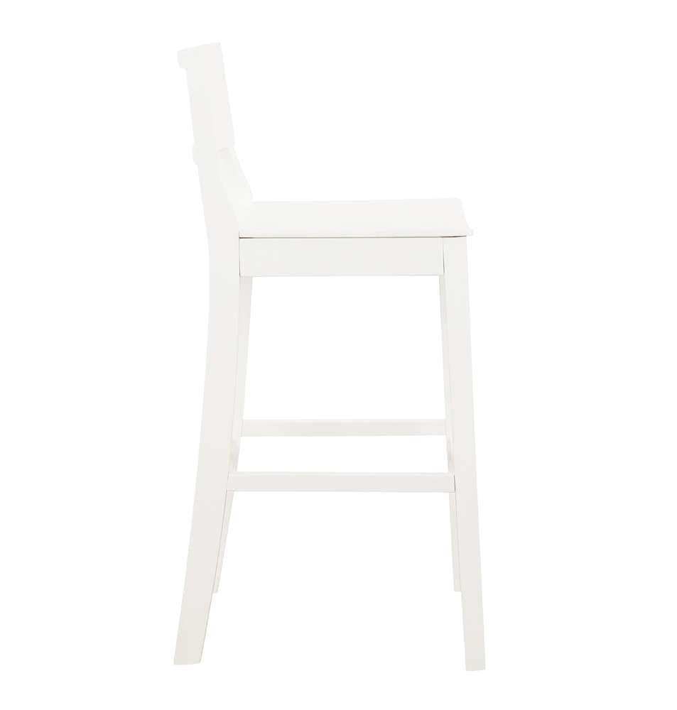 Linon Home Decor - Devin Bar Stool White (Set of 2) - BS279WHT02KD veiw 3