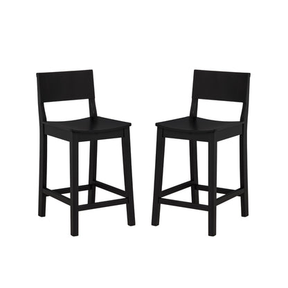 Linon Home Decor - Devin Counter Stool, Black (Set of 2) - CS279BLK02KD view 1