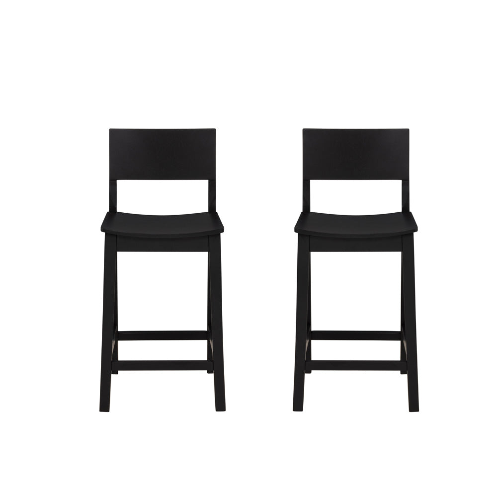 Linon Home Decor - Devin Counter Stool, Black (Set of 2) - CS279BLK02KD view 3