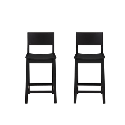 Linon Home Decor - Devin Counter Stool, Black (Set of 2) - CS279BLK02KD view 3