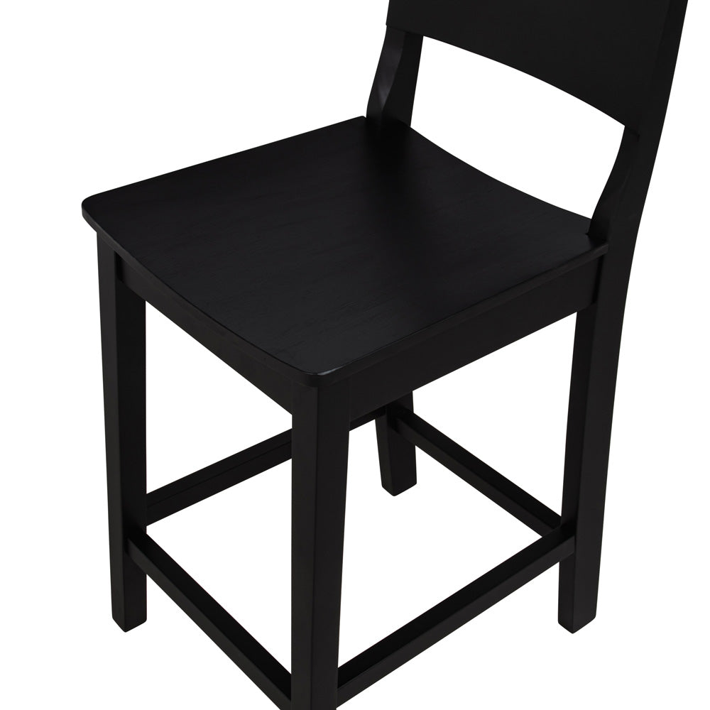 Linon Home Decor - Devin Counter Stool, Black (Set of 2) - CS279BLK02KD view 6