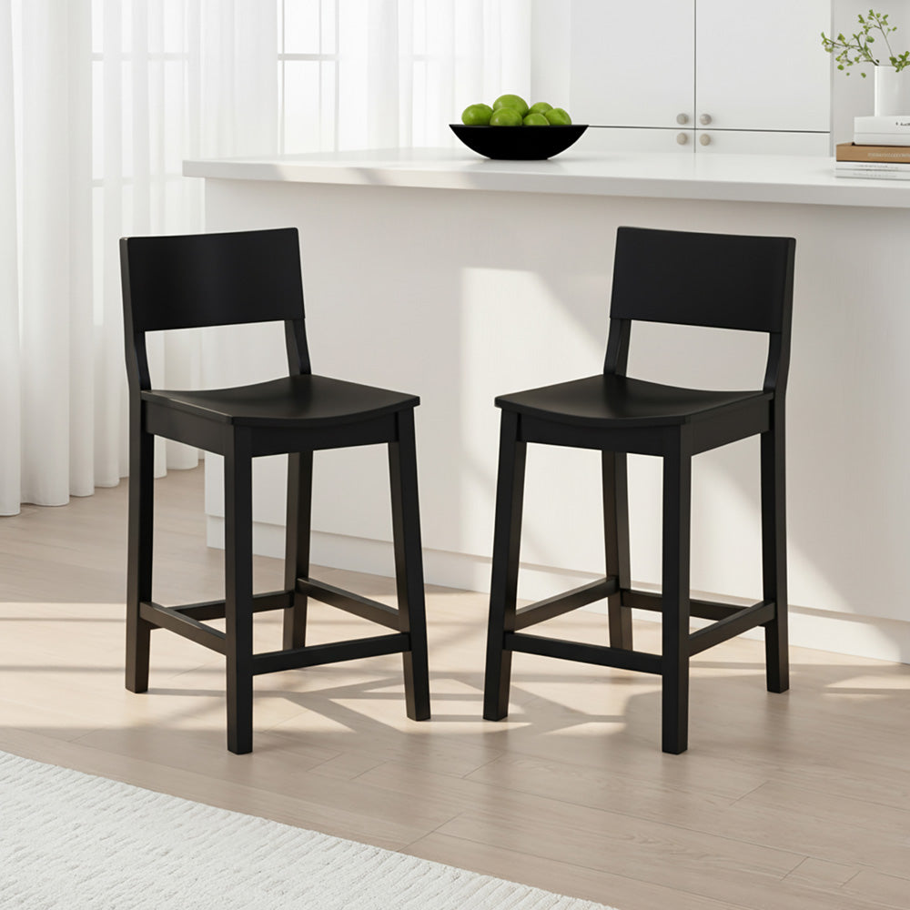 Linon Home Decor - Devin Counter Stool, Black (Set of 2) - CS279BLK02KD view 8