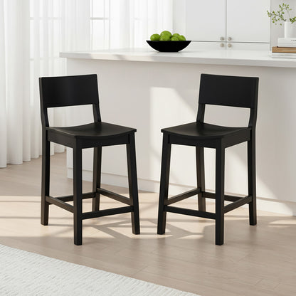 Linon Home Decor - Devin Counter Stool, Black (Set of 2) - CS279BLK02KD view 8