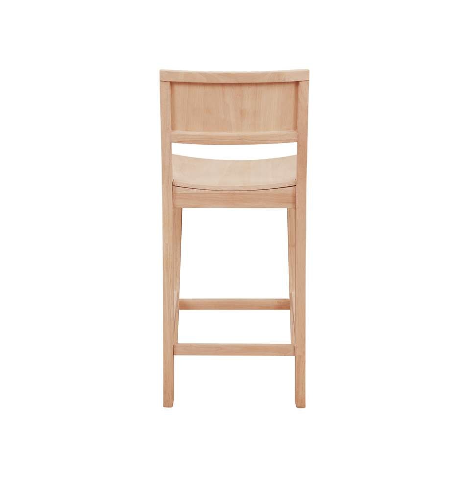 Linon Home Decor - Devin Counter Stool Unfinished (Set of 2) - CS279UNF02KD veiw 5