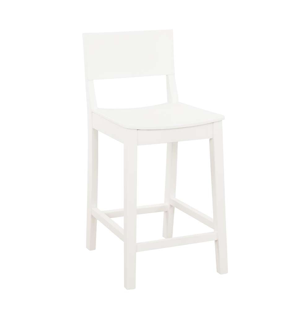 Linon Home Decor - Devin Counter Stool White (Set of 2) - CS279WHT02KD veiw 1