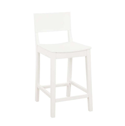 Linon Home Decor - Devin Counter Stool White (Set of 2) - CS279WHT02KD veiw 2