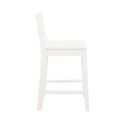 Linon Home Decor - Devin Counter Stool White (Set of 2) - CS279WHT02KD veiw 4