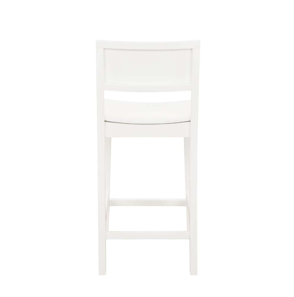 Linon Home Decor - Devin Counter Stool White (Set of 2) - CS279WHT02KD veiw 6