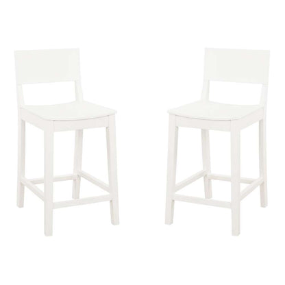 Linon Home Decor - Devin Counter Stool White (Set of 2) - CS279WHT02KD veiw 7
