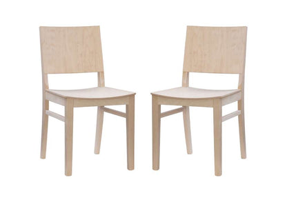 Linon Home Decor - Devin Side Chair Unfinished (Set of 2) - CH247UNFIN02ASU veiw 2