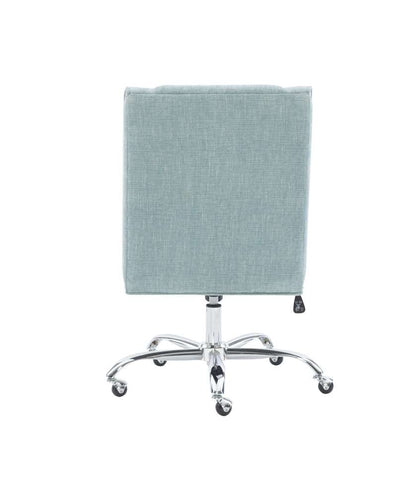Linon Home Decor - Draper Office Chair, Aqua - 178404AQUA01U veiw 5