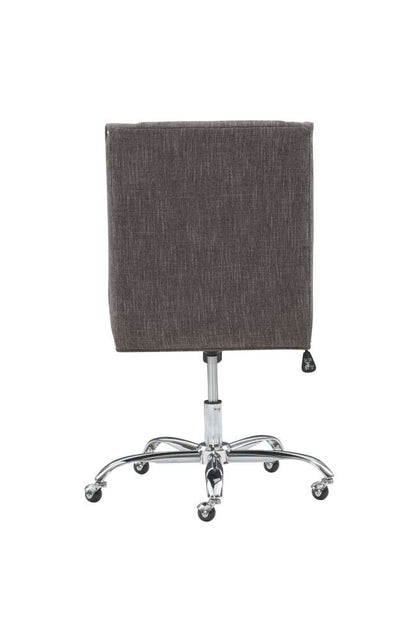 Linon Home Decor - Draper Office Chair, Charcoal - 178404CHAR01U veiw 5