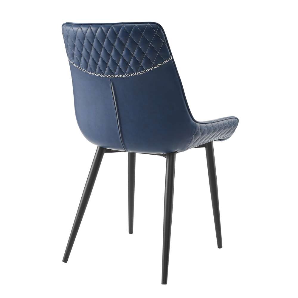 Linon Home Decor - Edler Blue Dining Chairs (Set of 2) - CH121BLU02U veiw 3