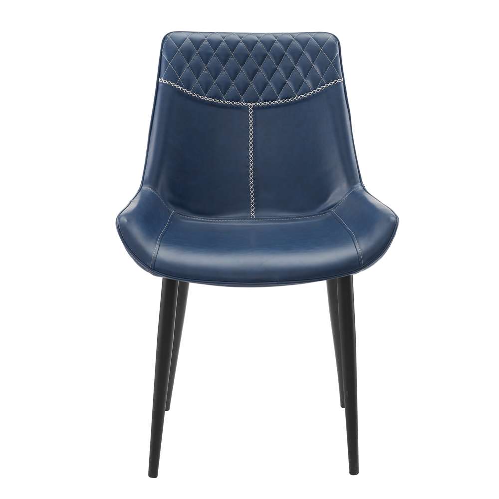 Linon Home Decor - Edler Blue Dining Chairs (Set of 2) - CH121BLU02U veiw 5