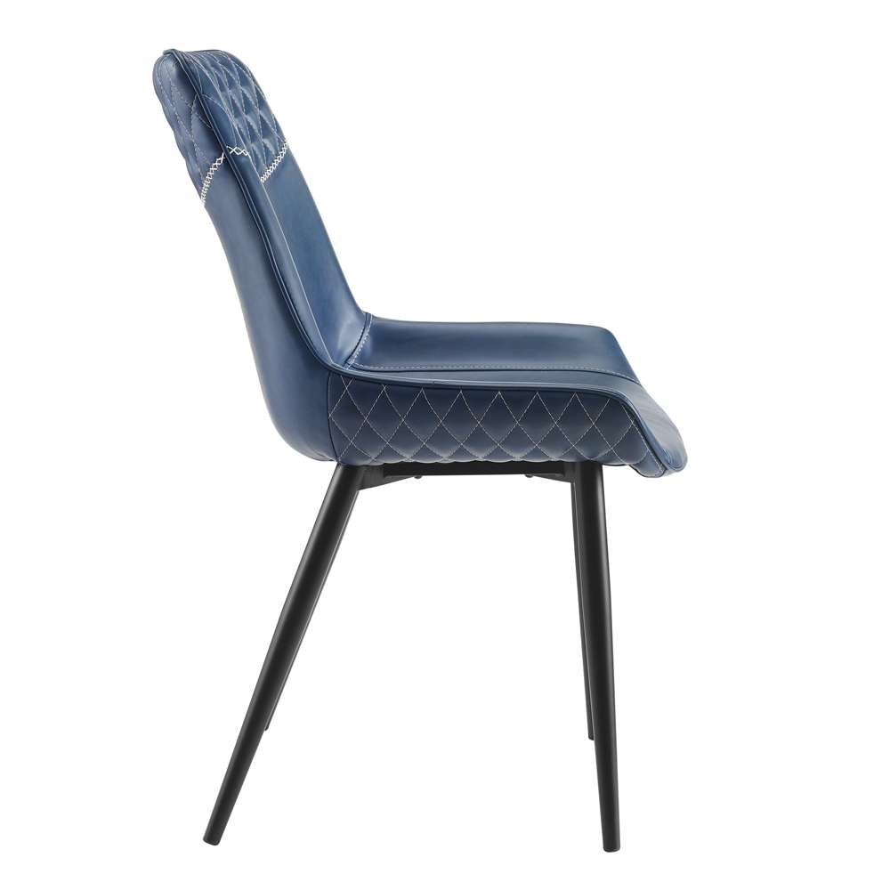 Linon Home Decor - Edler Blue Dining Chairs (Set of 2) - CH121BLU02U veiw 6