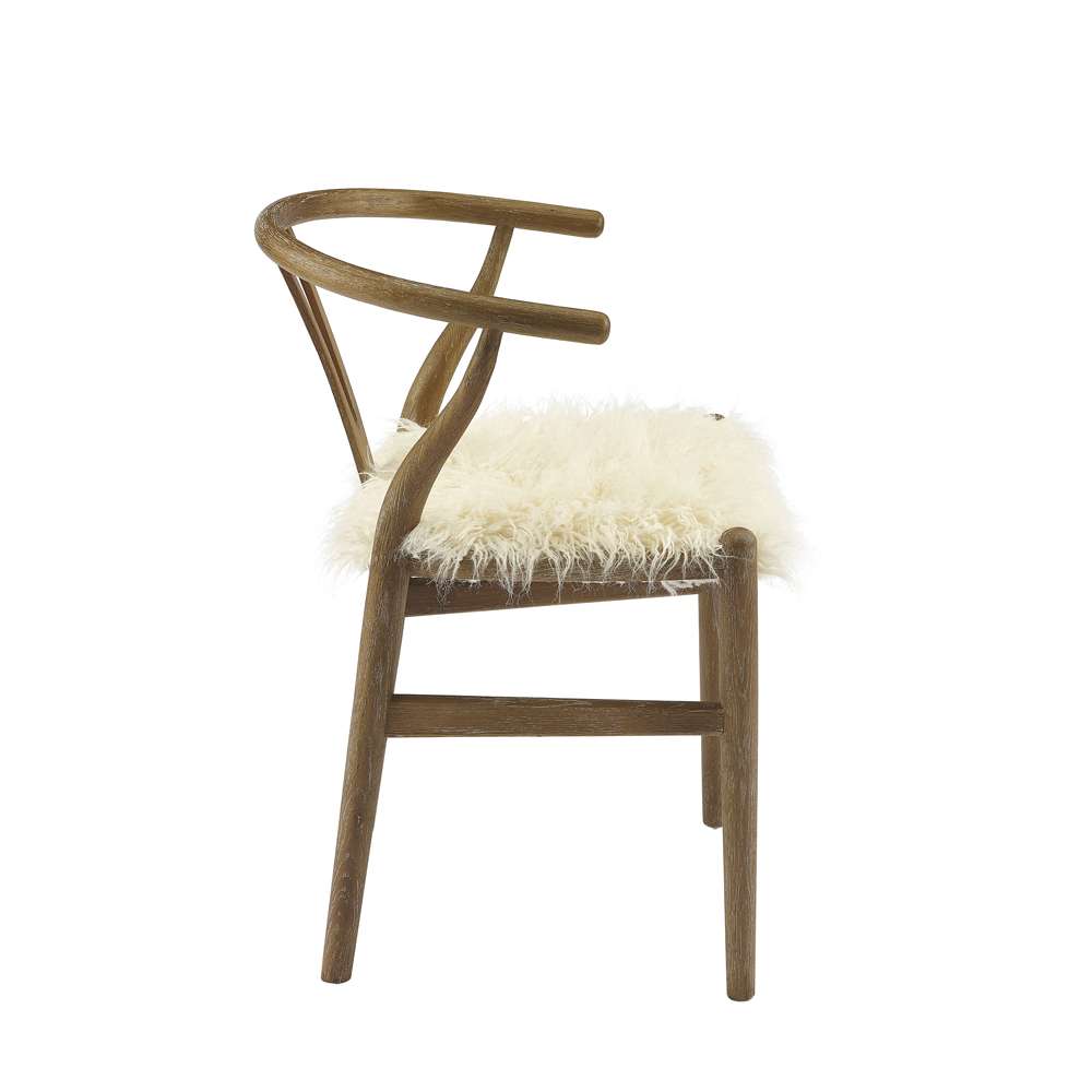 Linon Home Decor - Ellis Wishbone Chair - CH097GRY01ASU veiw 6