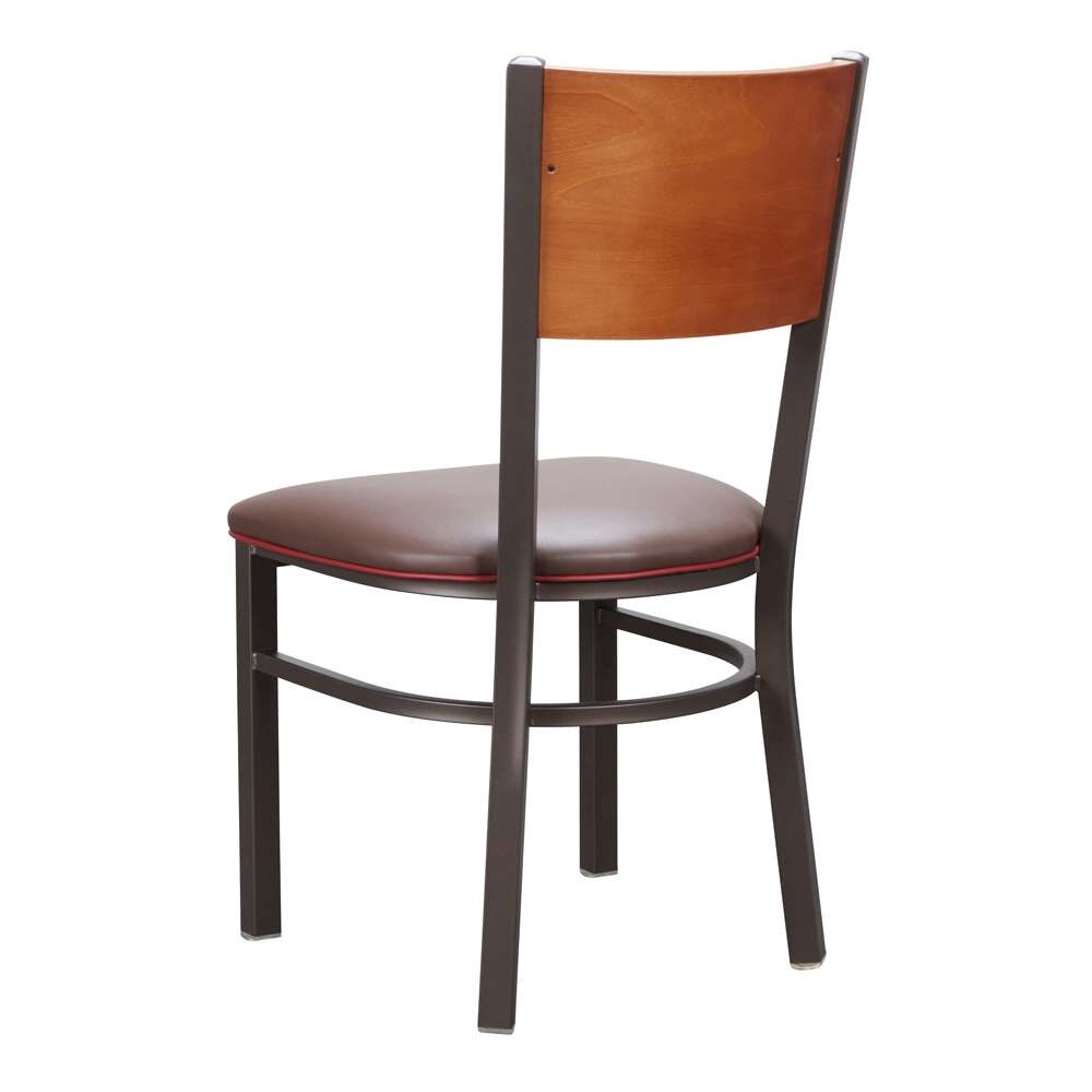 Linon Home Decor - Elmer Side Chair Brown (Set of 2) - CH160BRN02 veiw 4