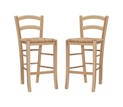 Linon Home Decor - Emilo Counter Stool Natural (Set of 2) - CS277NAT02ASU veiw 2
