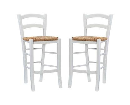 Linon Home Decor - Emilo Counter Stool White (Set of 2) - CS277WHT02ASU veiw 2