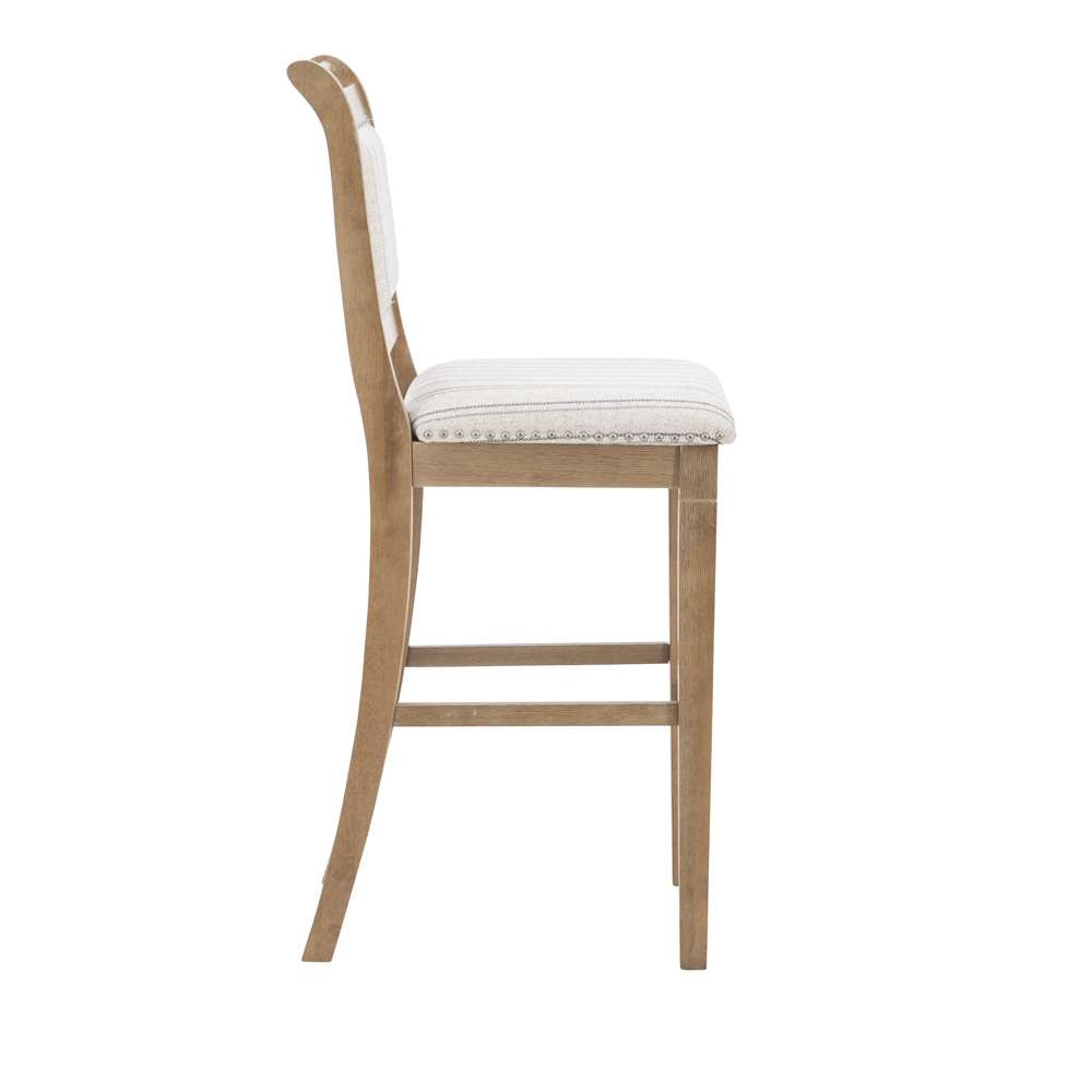 Linon Home Decor - Emmy 30 In Grey Bar Stool - BS214GRY01U veiw 3