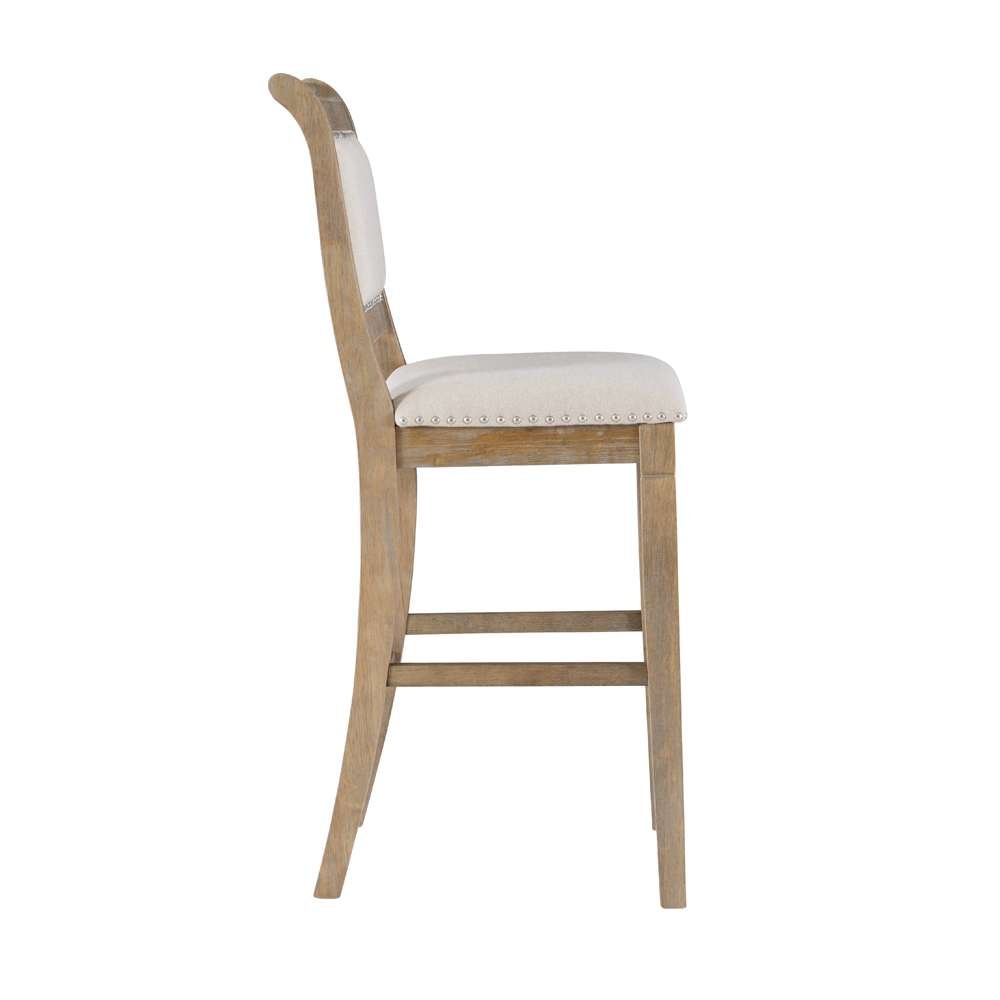 Linon Home Decor - Emmy 30 In Natural Bar Stool - BS236NAT01U veiw 3