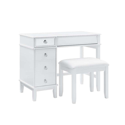 Linon Home Decor - Eva Vanity Set - 580456WHT01U veiw 1