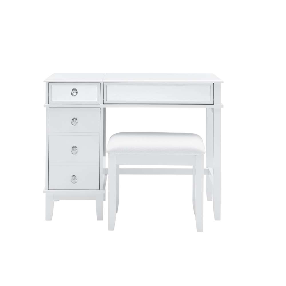 Linon Home Decor - Eva Vanity Set - 580456WHT01U veiw 2