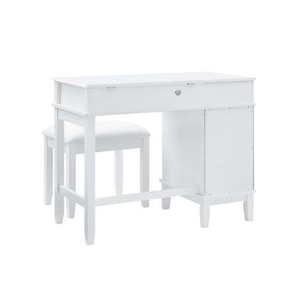 Linon Home Decor - Eva Vanity Set - 580456WHT01U veiw 4