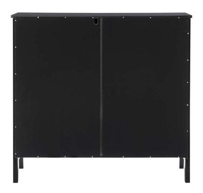 Linon Home Decor - Fetti Black Large Cabinet - FT115BLK01U veiw 5