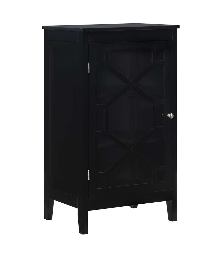 Linon Home Decor - Fetti Black Small Cabinet - FT117BLK01U veiw 1