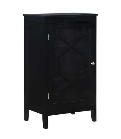 Linon Home Decor - Fetti Black Small Cabinet - FT117BLK01U veiw 1