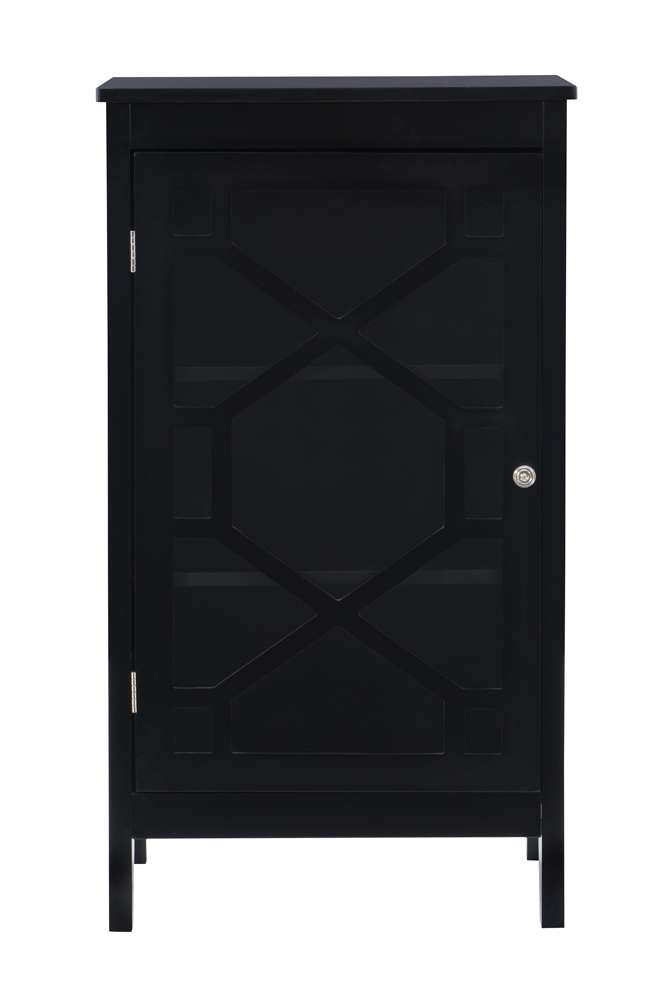Linon Home Decor - Fetti Black Small Cabinet - FT117BLK01U veiw 2