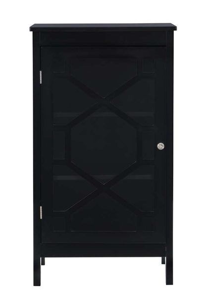 Linon Home Decor - Fetti Black Small Cabinet - FT117BLK01U veiw 2