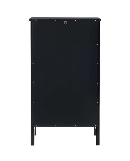 Linon Home Decor - Fetti Black Small Cabinet - FT117BLK01U veiw 5
