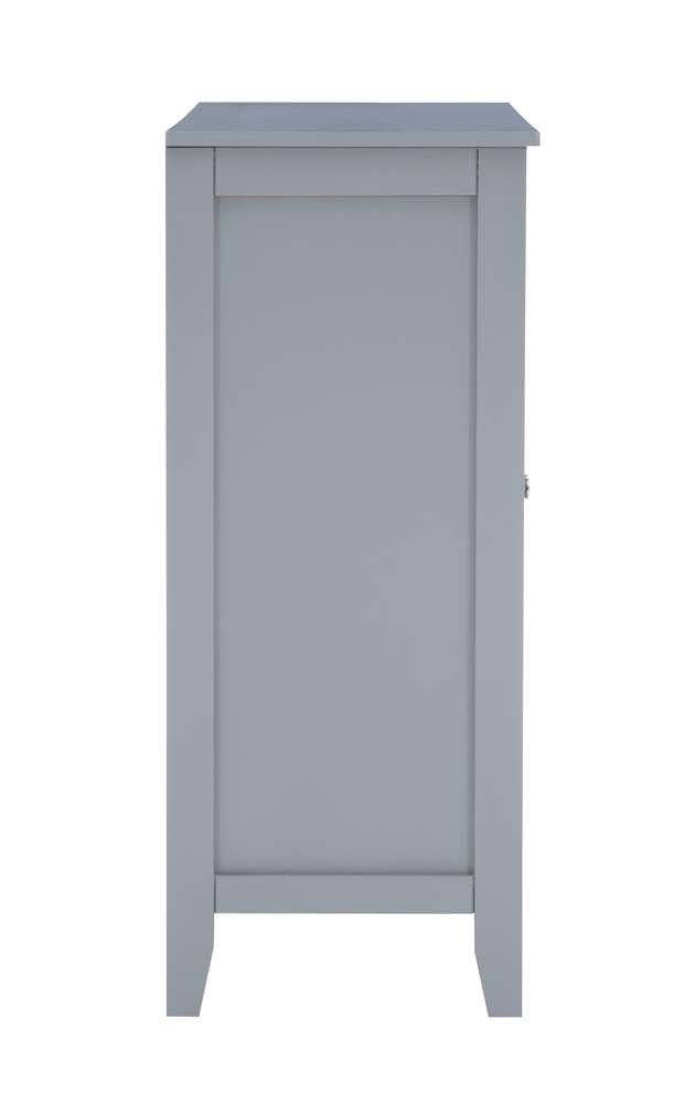 Linon Home Decor - Fetti Gray Large Cabinet - 650210GRY01U veiw 3