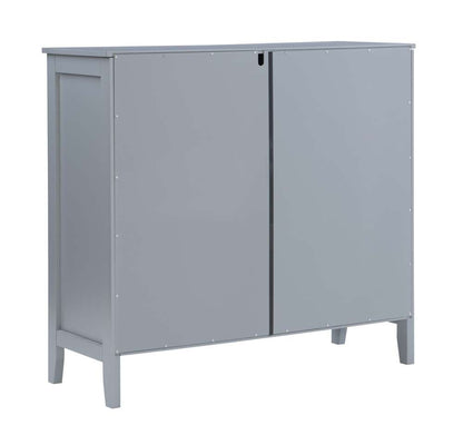 Linon Home Decor - Fetti Gray Large Cabinet - 650210GRY01U veiw 4