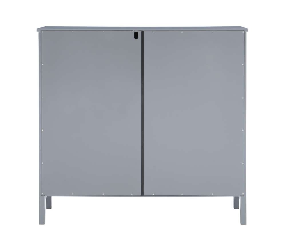 Linon Home Decor - Fetti Gray Large Cabinet - 650210GRY01U veiw 5