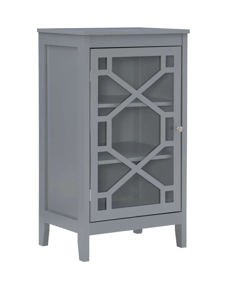Linon Home Decor - Fetti Gray Small Cabinet - 650211GRY01U veiw 1