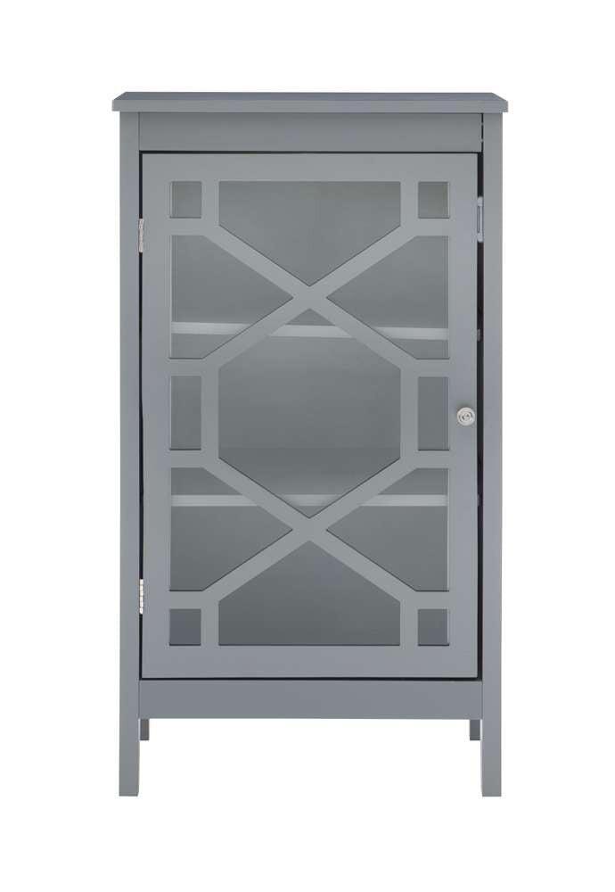 Linon Home Decor - Fetti Gray Small Cabinet - 650211GRY01U veiw 2