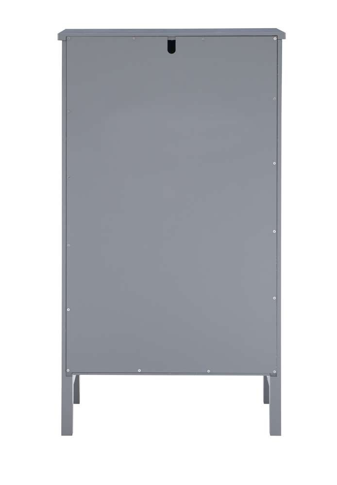 Linon Home Decor - Fetti Gray Small Cabinet - 650211GRY01U veiw 5