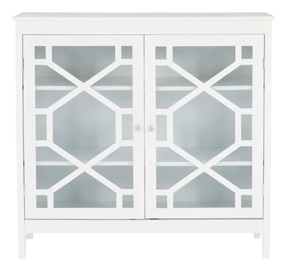 Linon Home Decor - Fetti Large Cabinet, White - 650210WHT01U view 1