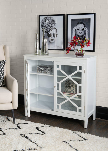 Linon Home Decor - Fetti Large Cabinet, White - 650210WHT01U view 10