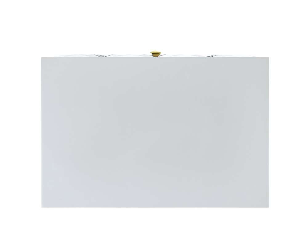 Linon Home Decor - Five Drawer Geo Texture Chest, Grey - BD61GRY01U veiw 6