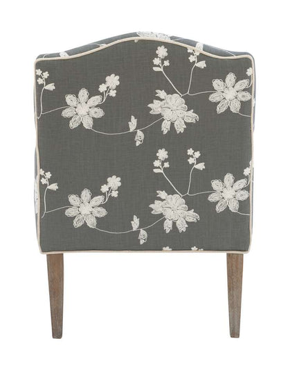 Linon Home Decor - Floral Arm Chair - 368312GRY01U veiw 5