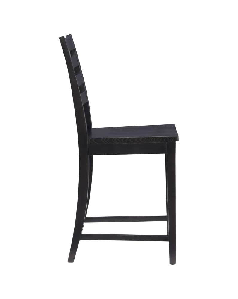 Linon Home Decor - Flynn Counter Stool Black (Set of 2) - CS283BLK02ASU veiw 4