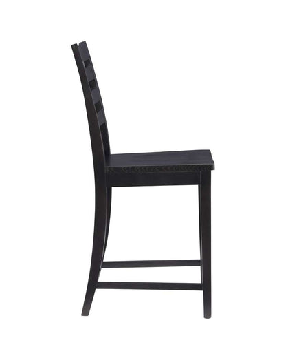 Linon Home Decor - Flynn Counter Stool Black (Set of 2) - CS283BLK02ASU veiw 4
