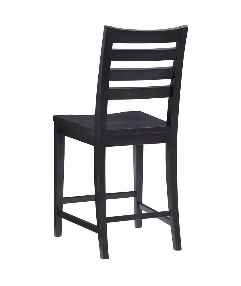 Linon Home Decor - Flynn Counter Stool Black (Set of 2) - CS283BLK02ASU veiw 5